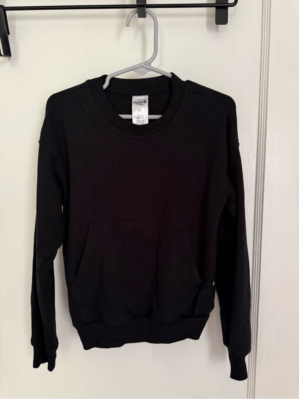 Kyte Baby Black Crewneck